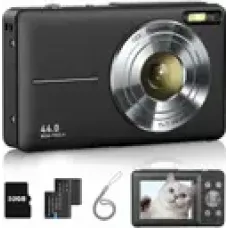 TOTAL Digital Camera, 4K Ultra HD Cameras for Photography Sports and Action Camera (Black, 44 MP) TOTAL Digital Camera, 4K Ultra HD Cameras for Photography Sports and Action Camera (Black, 44 MP)